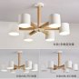 Nordic Style Chandelier Wooden Dining Room Lamp Modern bedroom Lighting