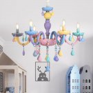 Children Room Lamp Bedroom Light For Kids Macaron Pendant Chandelier