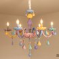 Children Room Lamp Bedroom Light For Kids Macaron Pendant Chandelier