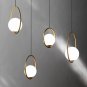 Pendant Lamp Ball Lighting Living Room Light Gold Bedside Lamp 1 pcs