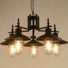 Living Room Ceiling Chandelier Loft Pendant Light Dining Room Iron Lamp
