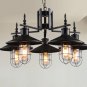 Living Room Ceiling Chandelier Loft Pendant Light Dining Room Iron Lamp