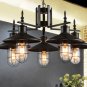 Living Room Ceiling Chandelier Loft Pendant Light Dining Room Iron Lamp