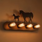 Wall Lamp Of Corridor Bedroom Lamp Ancient Light Cafe Iron Horse Wall Lamp