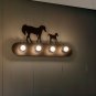 Wall Lamp Of Corridor Bedroom Lamp Ancient Light Cafe Iron Horse Wall Lamp