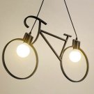 Dining Room Drop Light Characteristic Design Bar Lamps Bicycle Chandelier 2 pcs
