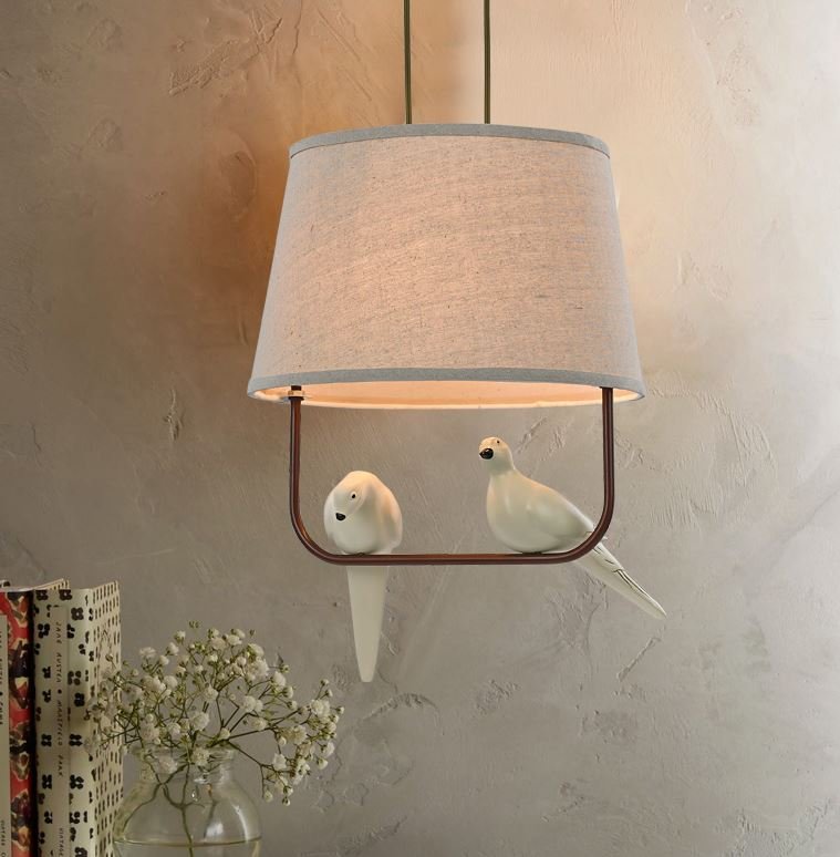 Kitchen Light Bird Lighting Bedroom Pendant Lamp Children Room