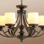 Drop Light Iron Pendant Chandelier Living Room Lanterns Bedroom Hanging Light