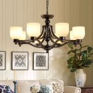 Drop Light Iron Pendant Chandelier Living Room Lanterns Bedroom Light