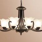 Drop Light Iron Pendant Chandelier Living Room Lanterns Bedroom Lighting