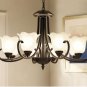 Drop Light Iron Pendant Chandelier Living Room Lanterns Bedroom Lighting