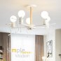 Simple Style Chandelier Bulb Lamp Bedroom Dining Room Light Doll Lighting