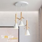 Simple Style Chandelier Bulb Lamp Bedroom Dining Room Light Branch Lighting