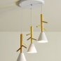 Simple Style Chandelier Bulb Lamp Bedroom Dining Room Light Branch Lighting
