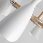 Creative Chandelier Modern Simple Dining Room Lamp Wooden White Hang Light