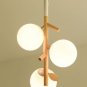 Simple Style Chandelier Bulb Lamp Bedroom Ball Lighting Dining Room Light