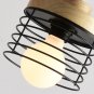 Living Room Lamp Designer Hanging Lighting Bedroom Chandelier Iron Cage Lamp