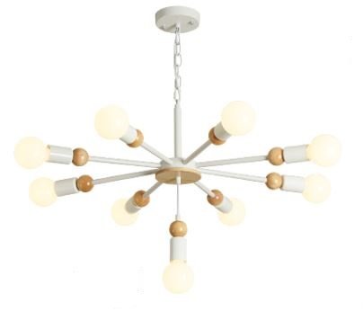 Simple Style Chandelier Bulb Lamp Bedroom Lighting Living Room Light