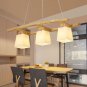 Creative Chandelier Modern Simple Dining Room Lamp Square Lampshade