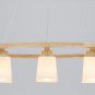 Creative Chandelier Modern Simple Dining Room Lamp Square Lampshade