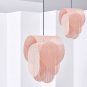 Children's Room Bedroom Chandelier Bedside Lamp Model Hanging Light Pink