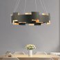 Iron Chandelier Minimalist Modern Villa Lamp Living Room Lighting