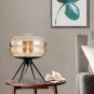 Bedside Table Lamp Living Glass Table Light Simple Style