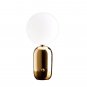 Simple Gold Table Lamp Ball Glass Model Room Bedroom Desk Light