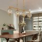 Copper Art Living Room Creative Pendant Lamp Fashion Restaurant chandelier