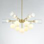 Copper Pendant Light Modern Chandelier Creative Glass Ball Lamp
