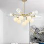 Copper Pendant Light Modern Chandelier Creative Glass Ball Lamp