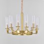 Copper Pendant Light Modern Chandelier Living Room Glass Lamp