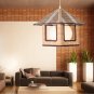Bamboo Lamp Creative Coffee Light Pastoral style Rattan Woven Lamp