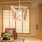 Bar Hanging Light Wooden Dinning Room Pendant Lamp Irregular Shape Chandelier