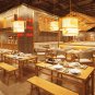 Modern Chandelier Bamboo Lamp Japanese Style Tatami Light