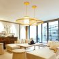 Bamboo Light Bedroom Inn Lamp Pastoral chandelier