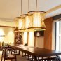 Bamboo Chandelier Rattan Bar Hanging Light Bird Cage Lights