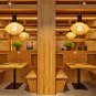 Creative High-grade Wood Chandelier Coffee Shop Art Hanging Lamps