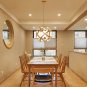 Home Chandelier Wood Lamp Spherical Design Lighting