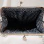 Crochet Knitted Grey/Blue Handbag