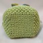Crochet Knitted Green Handbag