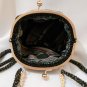 Crochet Knitted Black Handbag