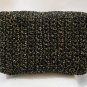 Crochet Knitted Black Handbag