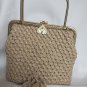 Crochet Knitted BeigeHandbag