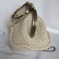 Crochet Knitted White Handbag