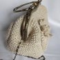 Crochet Knitted White Handbag