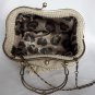 Crochet Knitted White Handbag