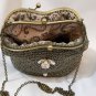 Crochet Knitted Green Handbag