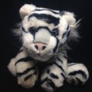 White Siberian Tiger Plush Cat A & A Floppy Bean Bag Stuffed Animal Baby Cub 12" White Siberian Tiger Plush Cat A & A Floppy Bean Bag Stuffed Animal Baby Cub 12"
