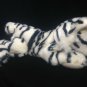 White Siberian Tiger Plush Cat A & A Floppy Bean Bag Stuffed Animal Baby Cub 12"
